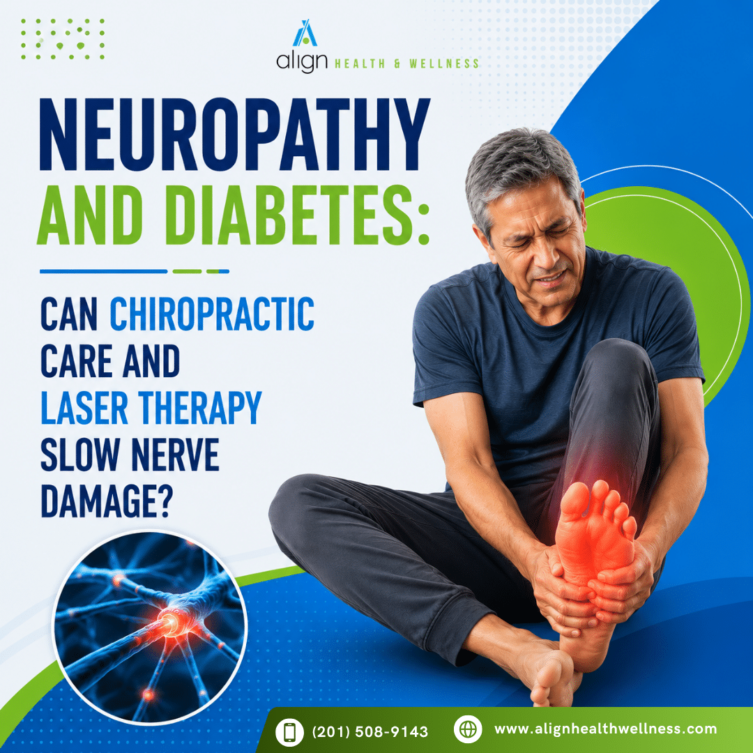 Neuropathy and diabetes: Can chiropractic care and laser therapy slow nerve damage?